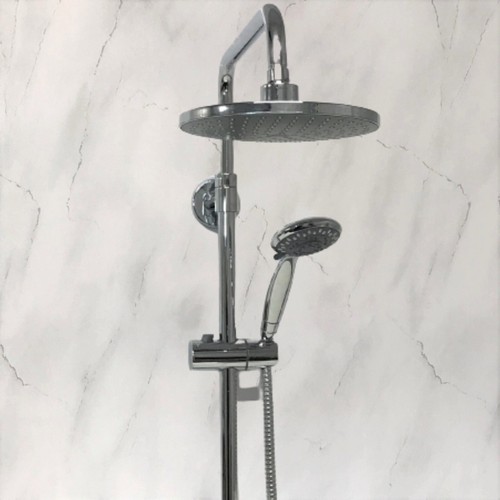 White marble subtle - marble, pvc