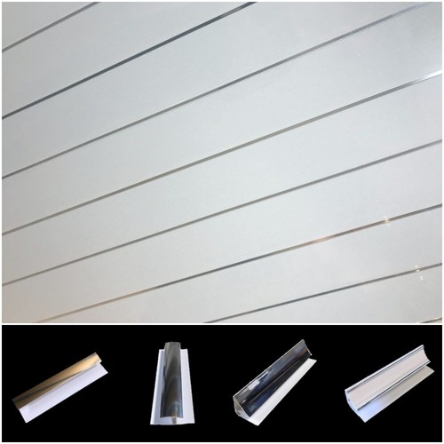 Gloss white chrome strip - white,