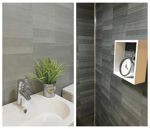 Modern tile effect - effect, bathroom