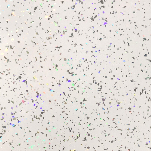 Platinum white sparkle pvc - sparkle,