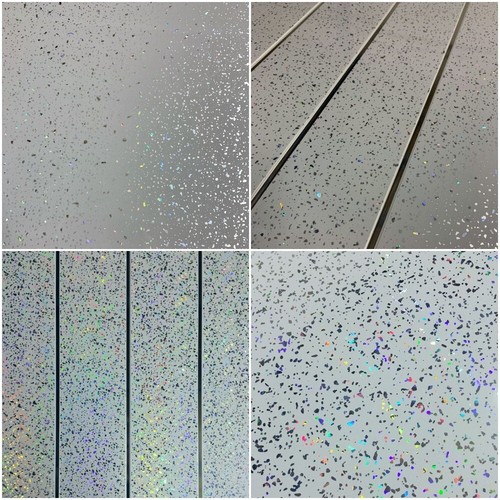 Grey white sparkle bathroom - grey,
