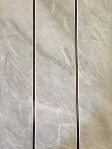 Grey marble chrome bathroom - chrome,