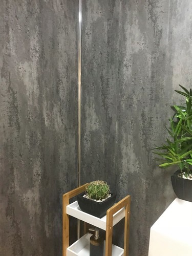 Loft concrete grey bathroom - loft,