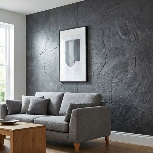 Marble effect bathroom wall - marble,