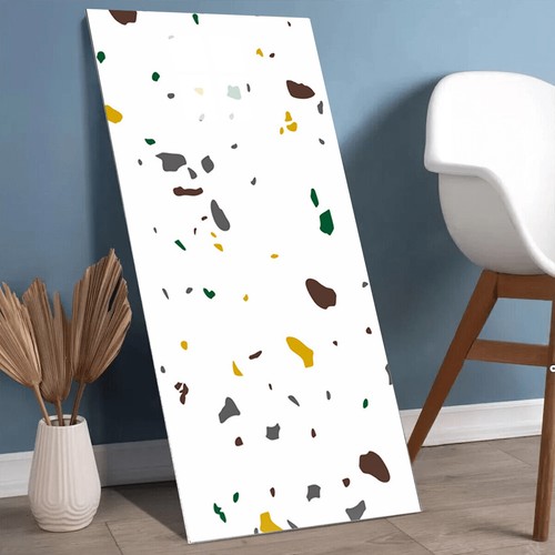 White panels tile - tile, effect