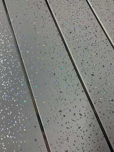 Grey sparkle chrome - grey,