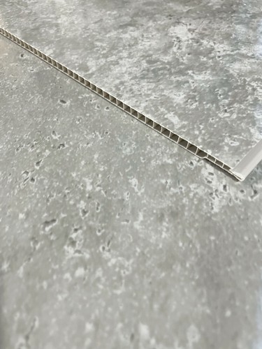Grey concrete gloss - grey, bathroom