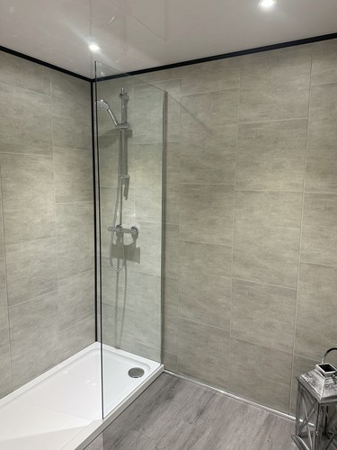Multi grey large tile effect - multi,