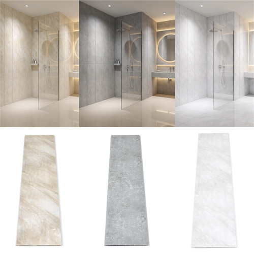 Pvc bathroom wall panels - 8x,