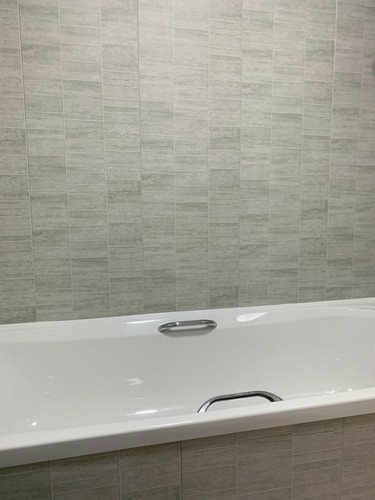 Multi small grey tile - multi, effect